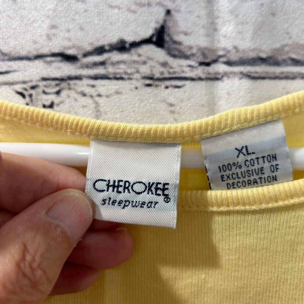 New with tags Ladies Cherokee Sleepwear tank top Size XL - Picture 3 of 3